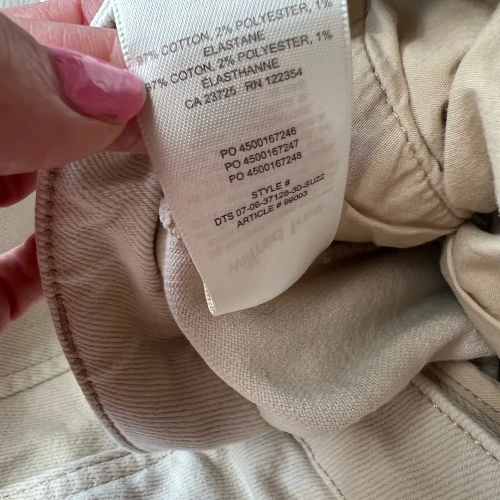 ARITZIA Wilfred Free Modern Cargo Pant in Birch size 16 jeans - Image 9