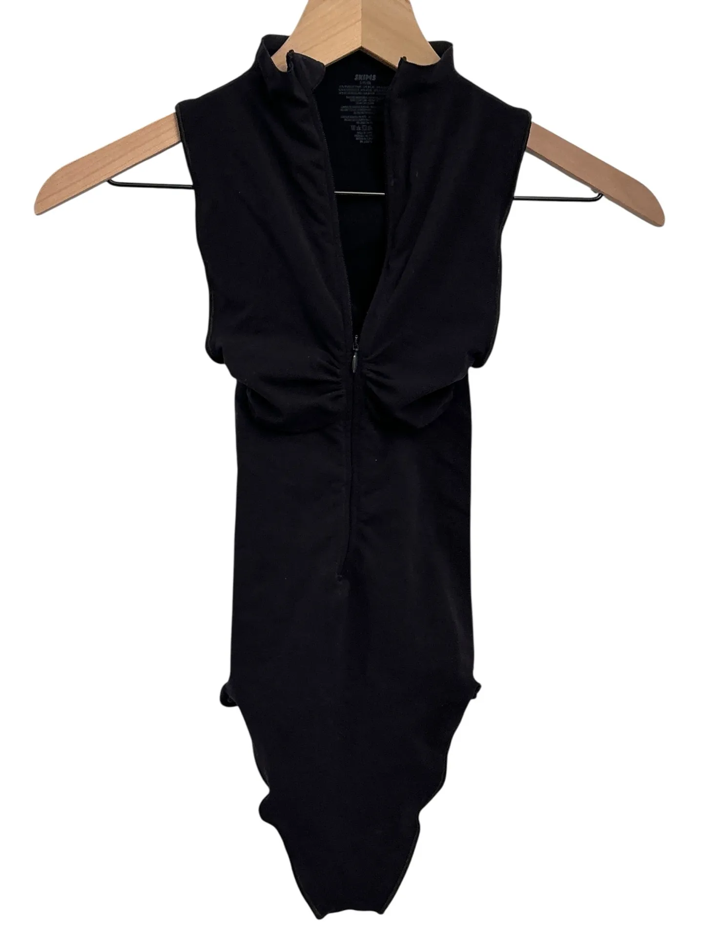 Skims seamless sculpt zip front sleeveless thong S  bodysuit NWOT - Image 4