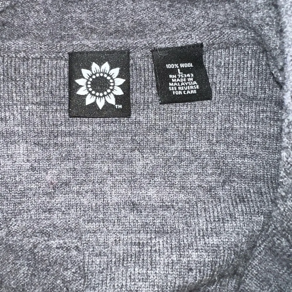 Super Cute Vintage Y2K Sunflower Wool Sweater Blazer! Size L - Image 5