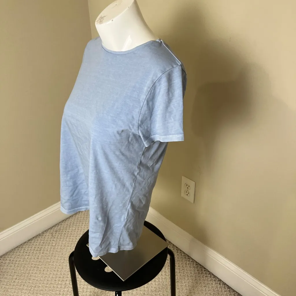 NWT Madewell Essential Slim Tee in Light Pool Blue - Image 4