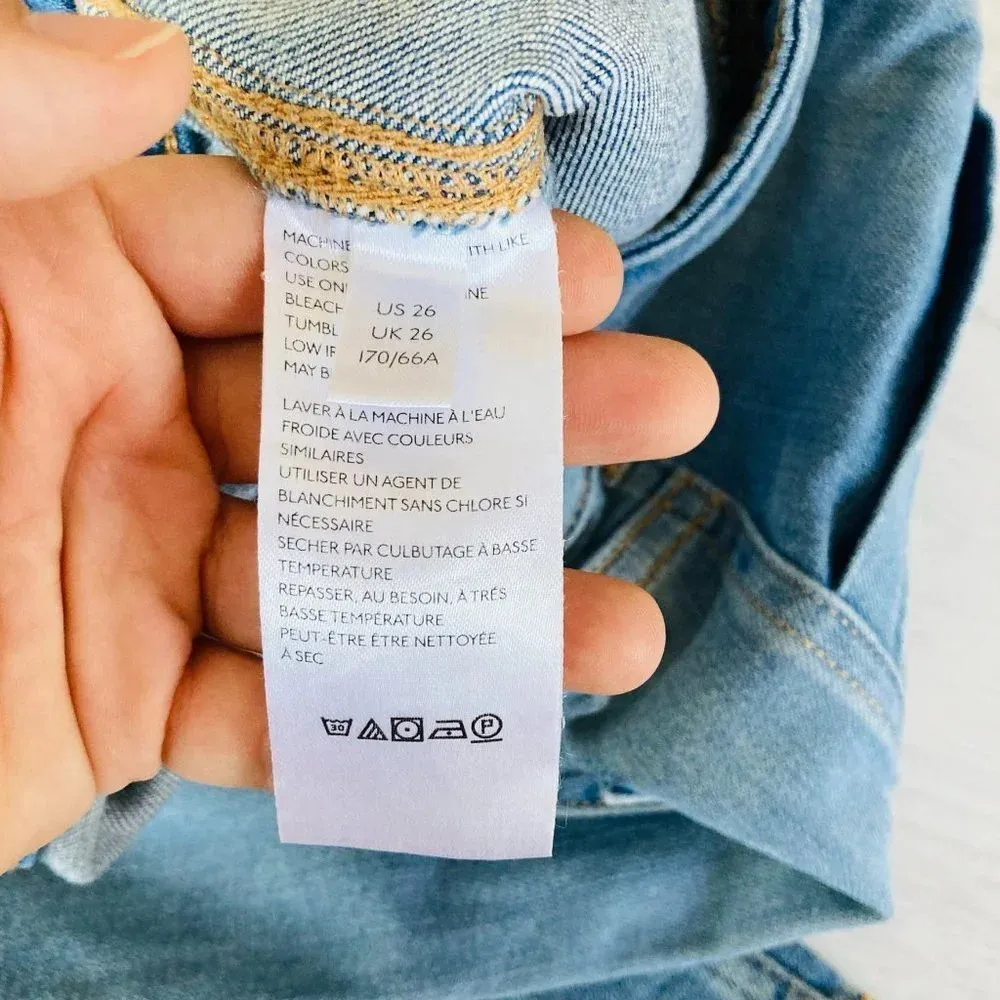 Anthropologie Pilcro Ultra High-Rise Seamed Slim Boyfriend Jeans Size 26 NWOT - Image 15