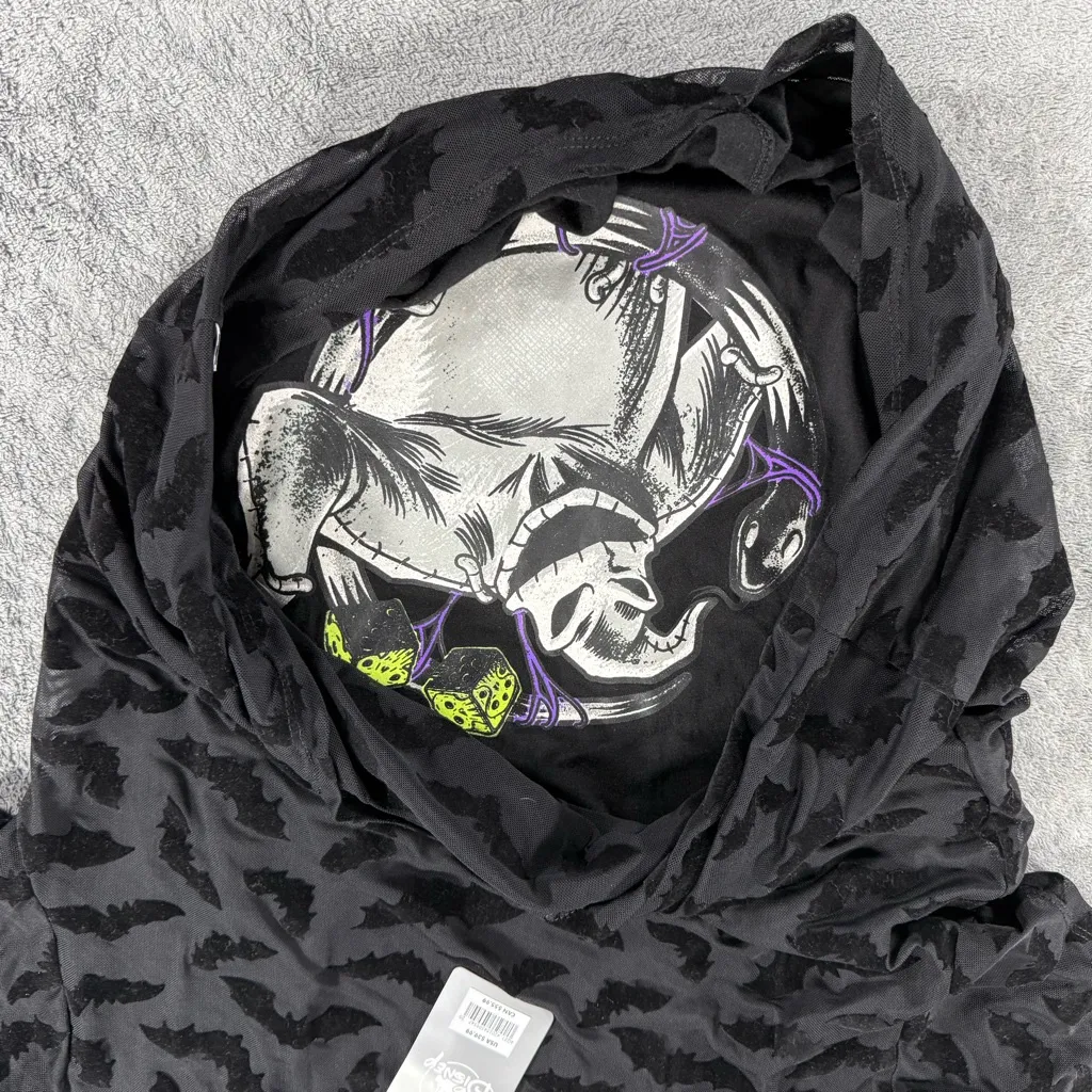 OOGIE BOOGIE Mesh LAYERED Disney Her Universe NWT Nightmare Before Christmas Bat - Image 7