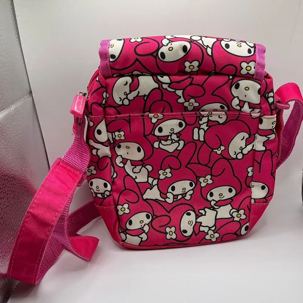 A very Awesome HTF Rare Vintage Sanrio 2013 My Melody Crossbody Handbag Pink - Image 3