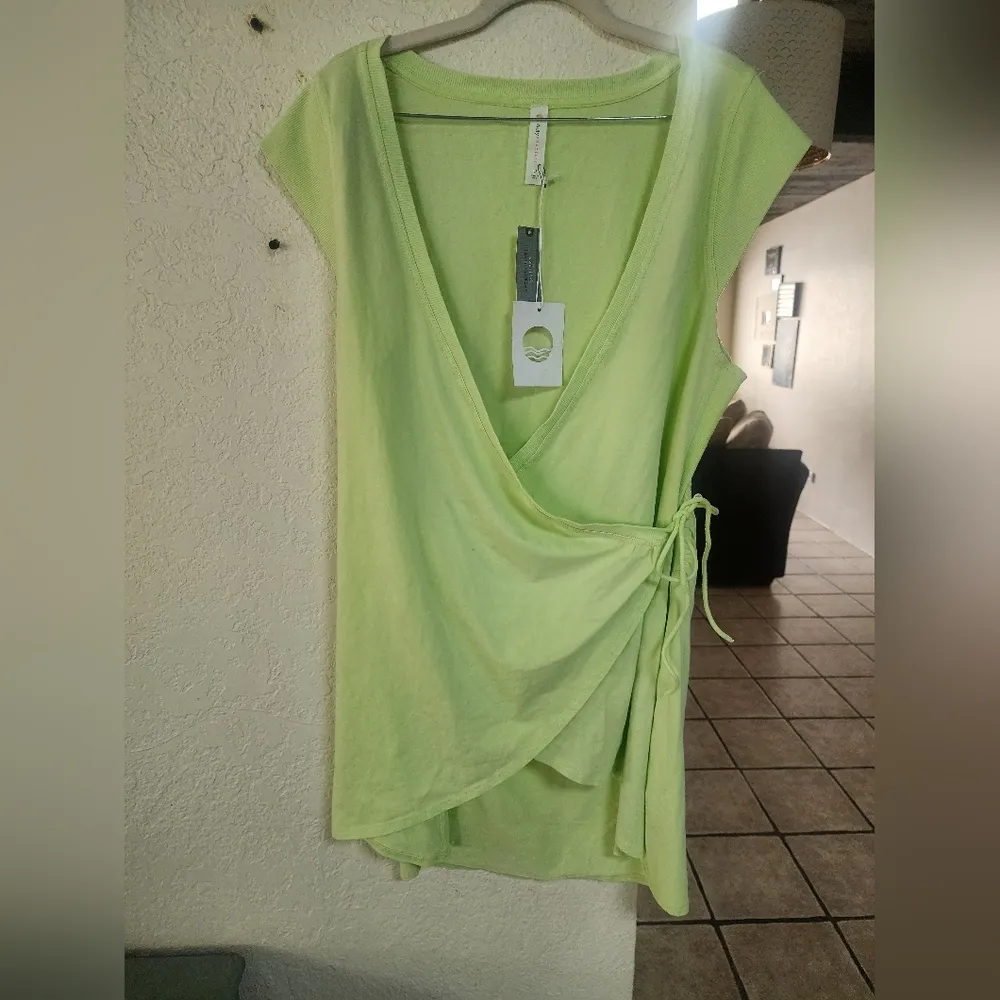 NWT Daily Practice by Anthropologie Montauk V-Neck Dress - Image 2