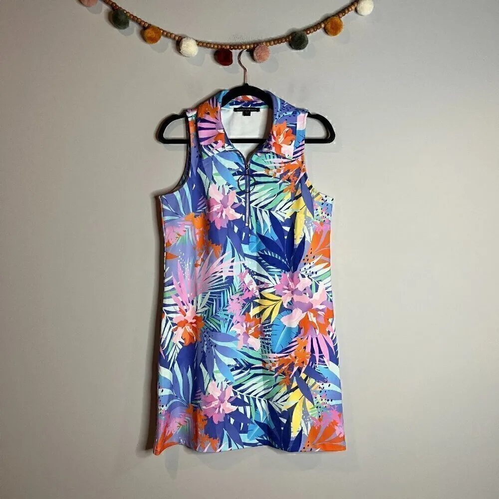 Boston Proper  Lush Escape Collared Zip Dress - Image 2