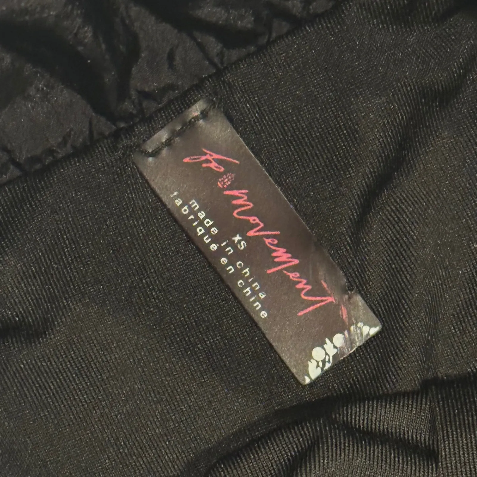 Free Movement Black High Waist Shirred lightweight Athletic Shorts Womens XS - Image 4