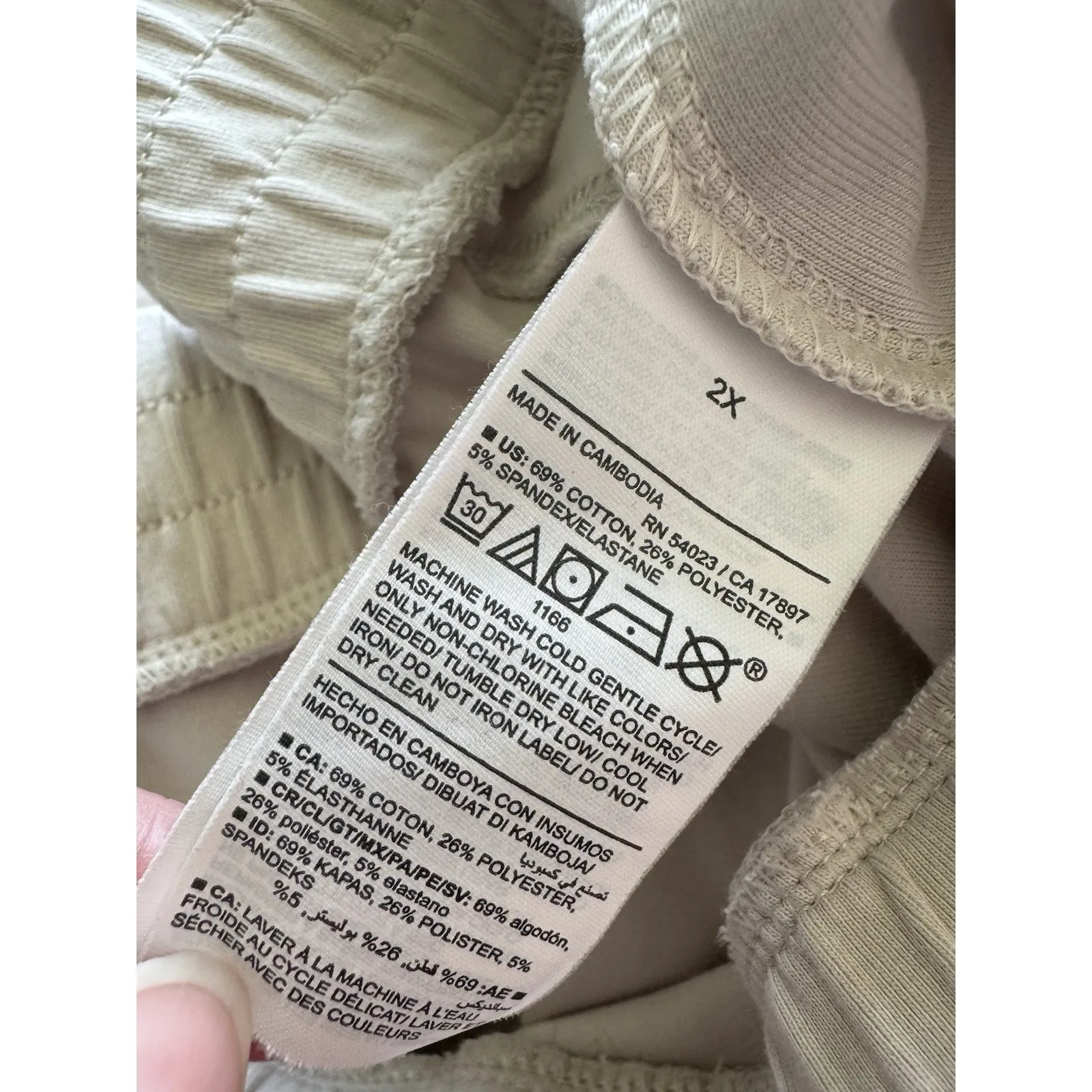 Old Navy  Women's High Waisted Dynamic Fleece Wide Leg Pants Size 2XL - Image 8