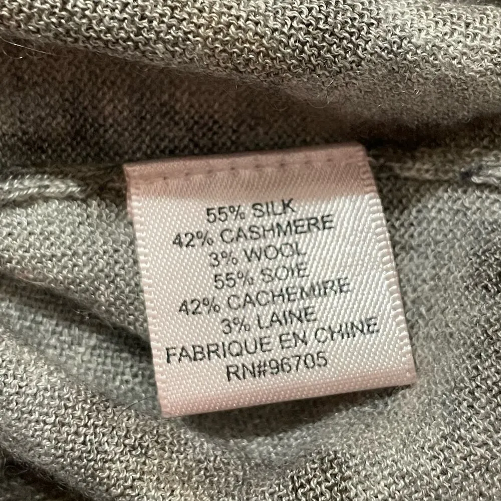 Rebecca Taylor Animal Print Knit Top - Gray - Medium - Image 7