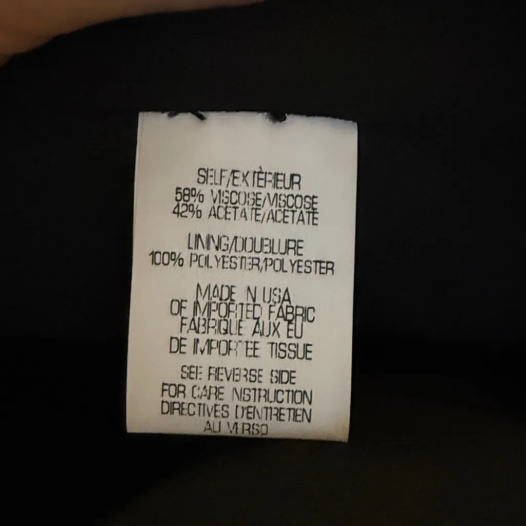 Theory Daimine Register Jumpsuit Women Size 8 Black Sleeveless Faux Wrap - Image 7