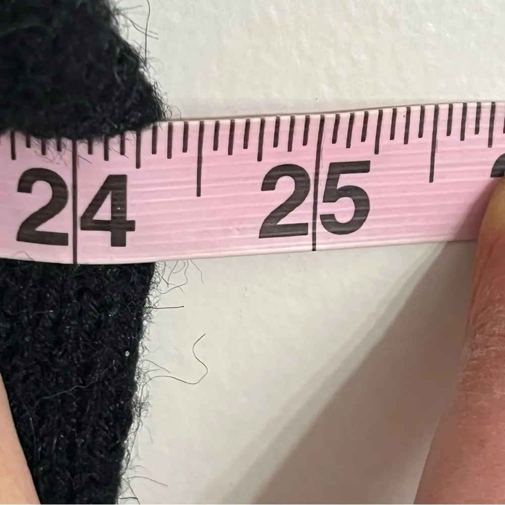 Women’s Vintage Koret Beaded Rhinestone Button‎ Cardigan Size Large Black - Image 8