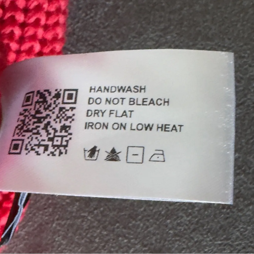 CIDER Cropped Women’s Turtleneck L/S Sweater Chunky Knit Pullover Red 2X - Image 5