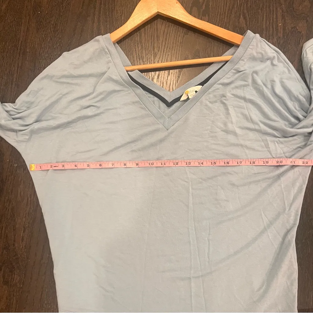 Boden Women's Pastel Blue Deep V - Image 8