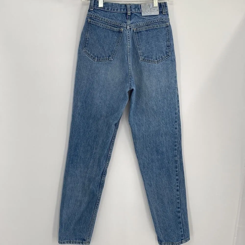 Rose Denim Vintage High Rise Western Mom Jeans Size 5 Blue - Image 7