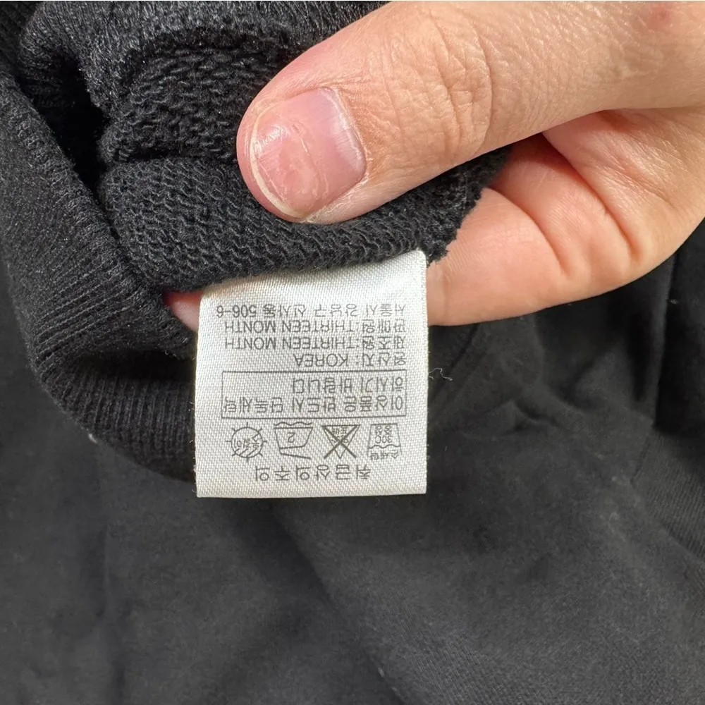 13MONTH Black Reborn Sweatshirt‎ Size Medium - Image 6