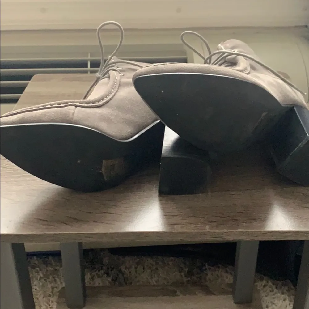 Sol Sana | LF Gray Suede Wallabee Heeled Boots 36 - Image 5