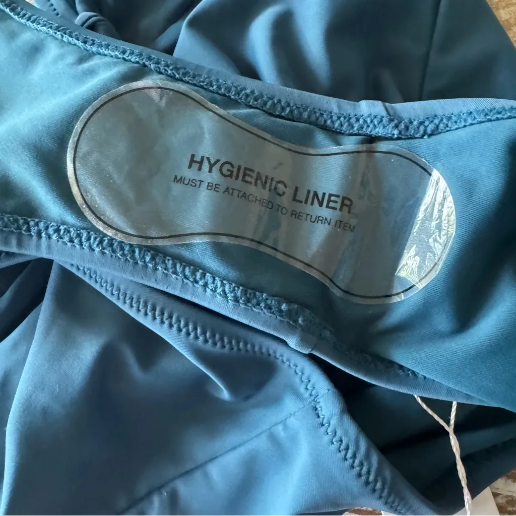 🩱Cupshe One Piece Swimsuit Teal Lace Up Adjustable Bathing Suit🩱~XL 🆕 NWT - Image 8