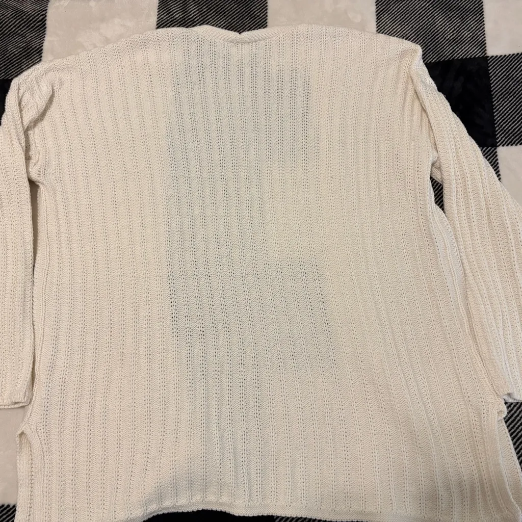 American Eagle Outfitters Ivory Knit Sweater - Image 8