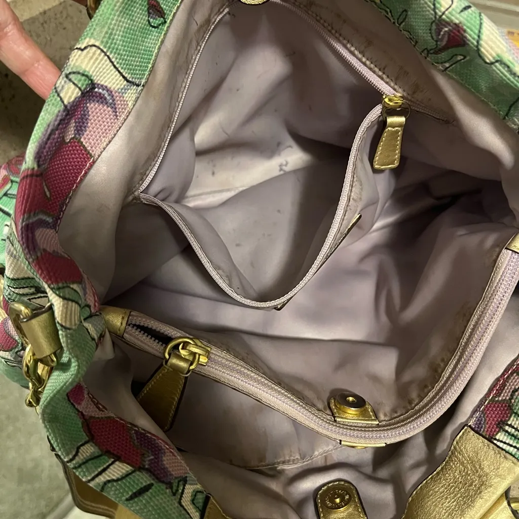 COACH ASHLEY Iris floral limited edition shoulder bag - Image 8