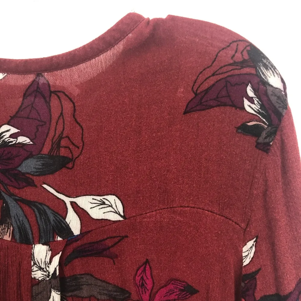 Free People  Electric Orchid Print Swing Tunic - Image 9