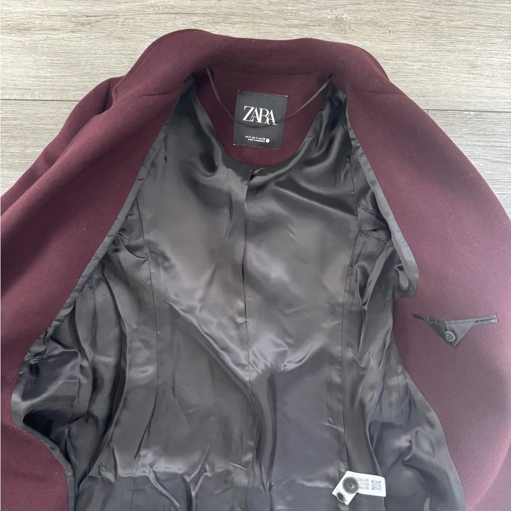 🆕 2025 ZARA WOOL MANTECO COAT - Image 7