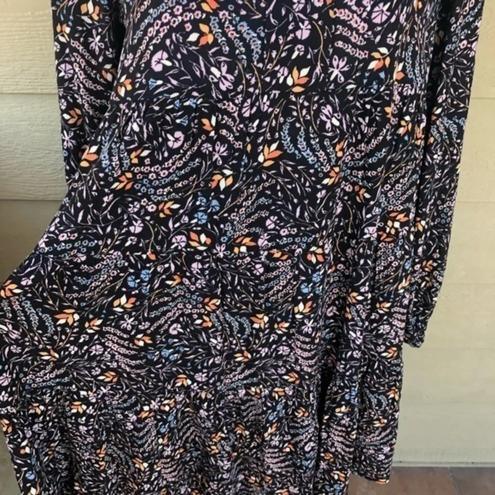 Maeve Anthro Amber Tiered Floral Tunic Dress S - Image 2