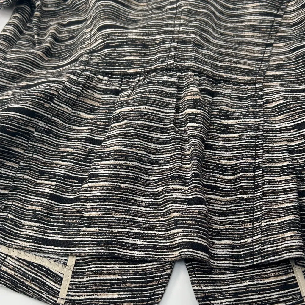 LOFT Striped Black and White Blazer - Image 15