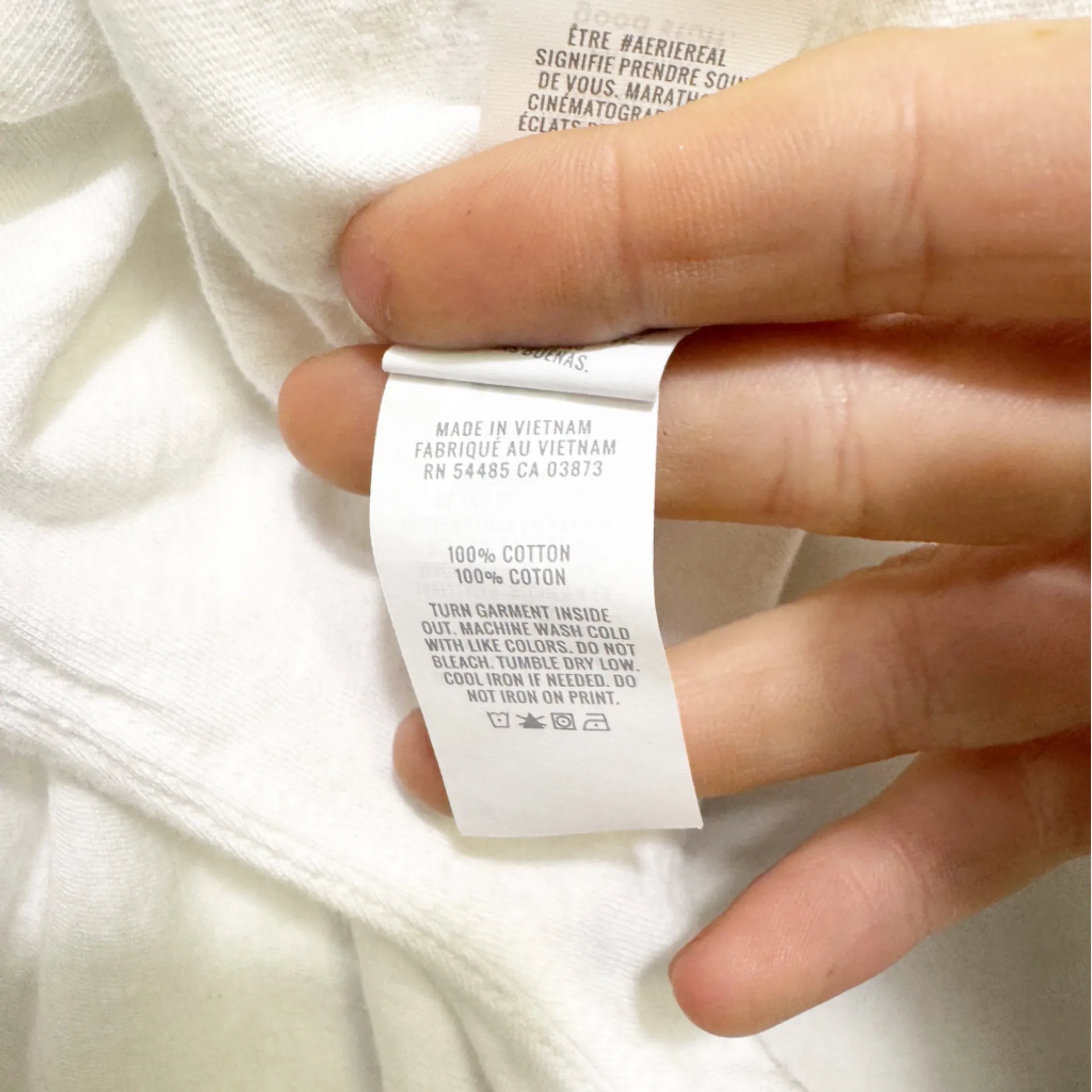 Aerie Berry Graphic Oversized Tee White‎ Pink Size XXS - Image 5