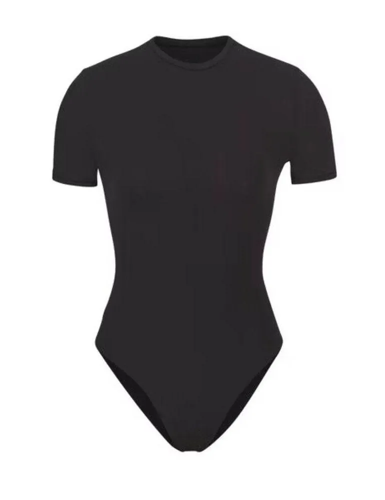 SKIMS COTTON JERSEY T-SHIRT
BODYSUIT | SOOT large NWOT - Image 2