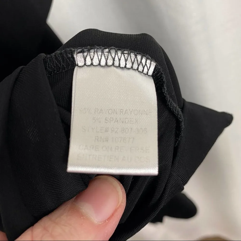 Alice&Olivia Black Drape Romper Sz.XS - Image 14