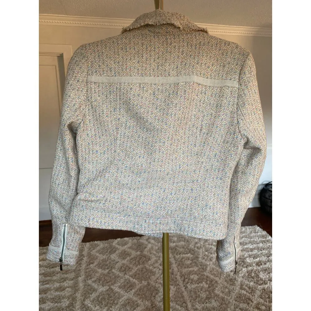 Potter’s Pot Tweed Blazer Preppy Classic Couture Pastel Quiet Luxury Parisian S - Image 3