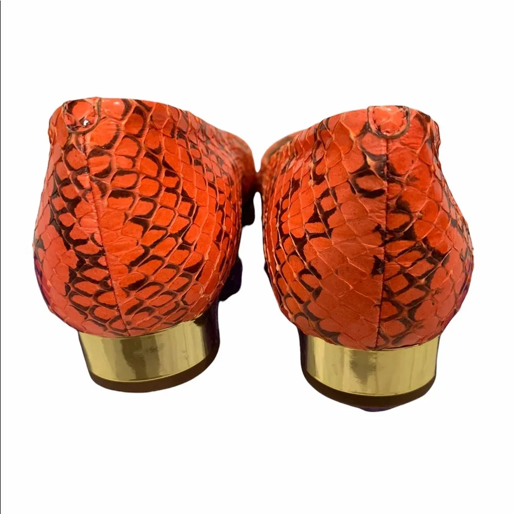 J Crew Collection Janey Snakeskin Flats - Image 6