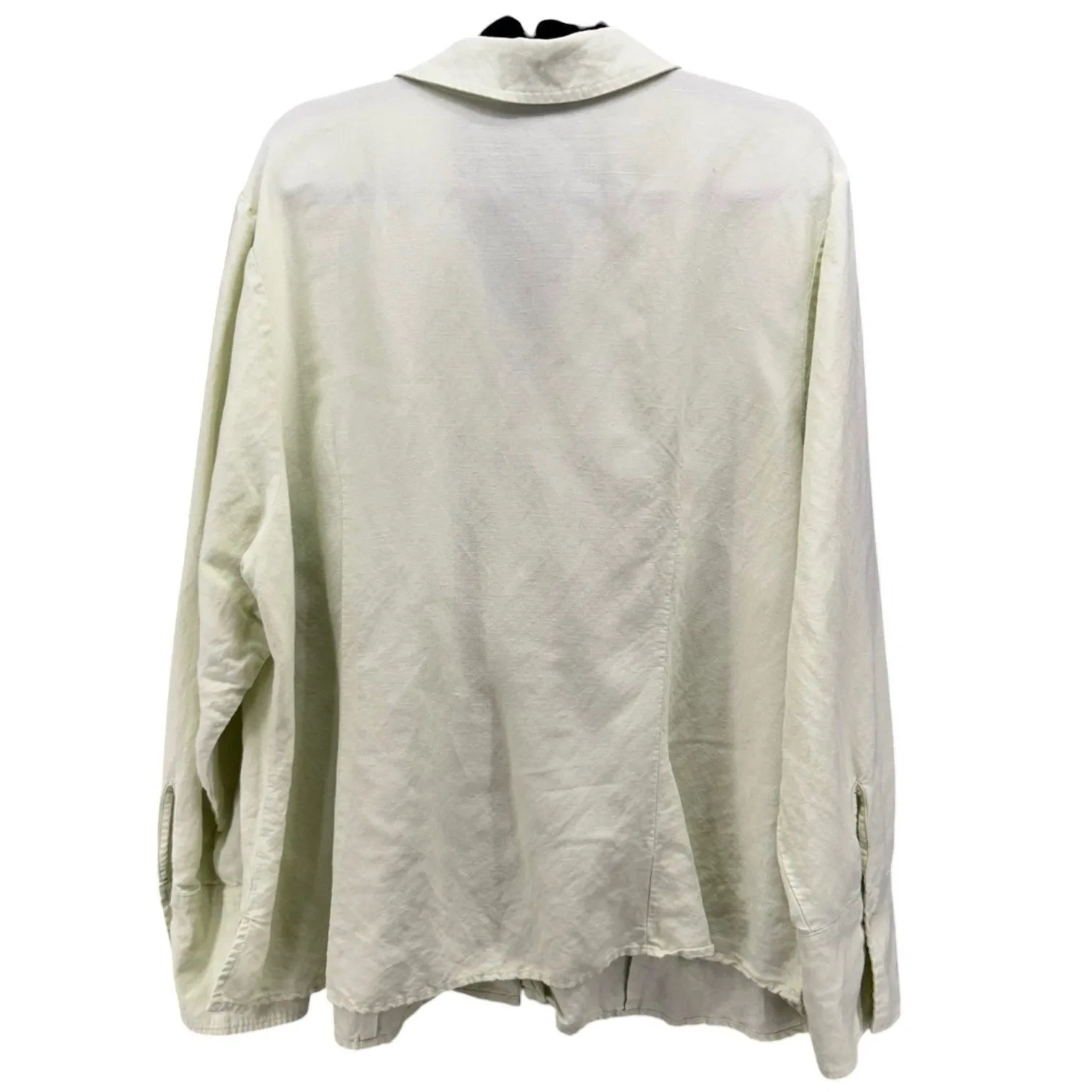 Lane Bryant Button Up Linen Top 3X‎ - Image 2