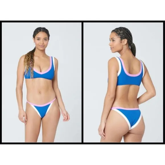 💕L*SPACE💕 Ribbed Sporty Bikini (Lala Top + Vacay Classic Bottom) Large L NWT - Image 2