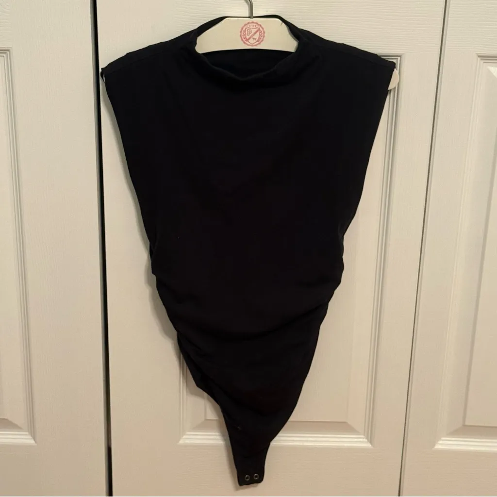 Abercrombie & Fitch A&F Modal Collection Soft Matte Seamless Ruched Bodysuit - Image 2