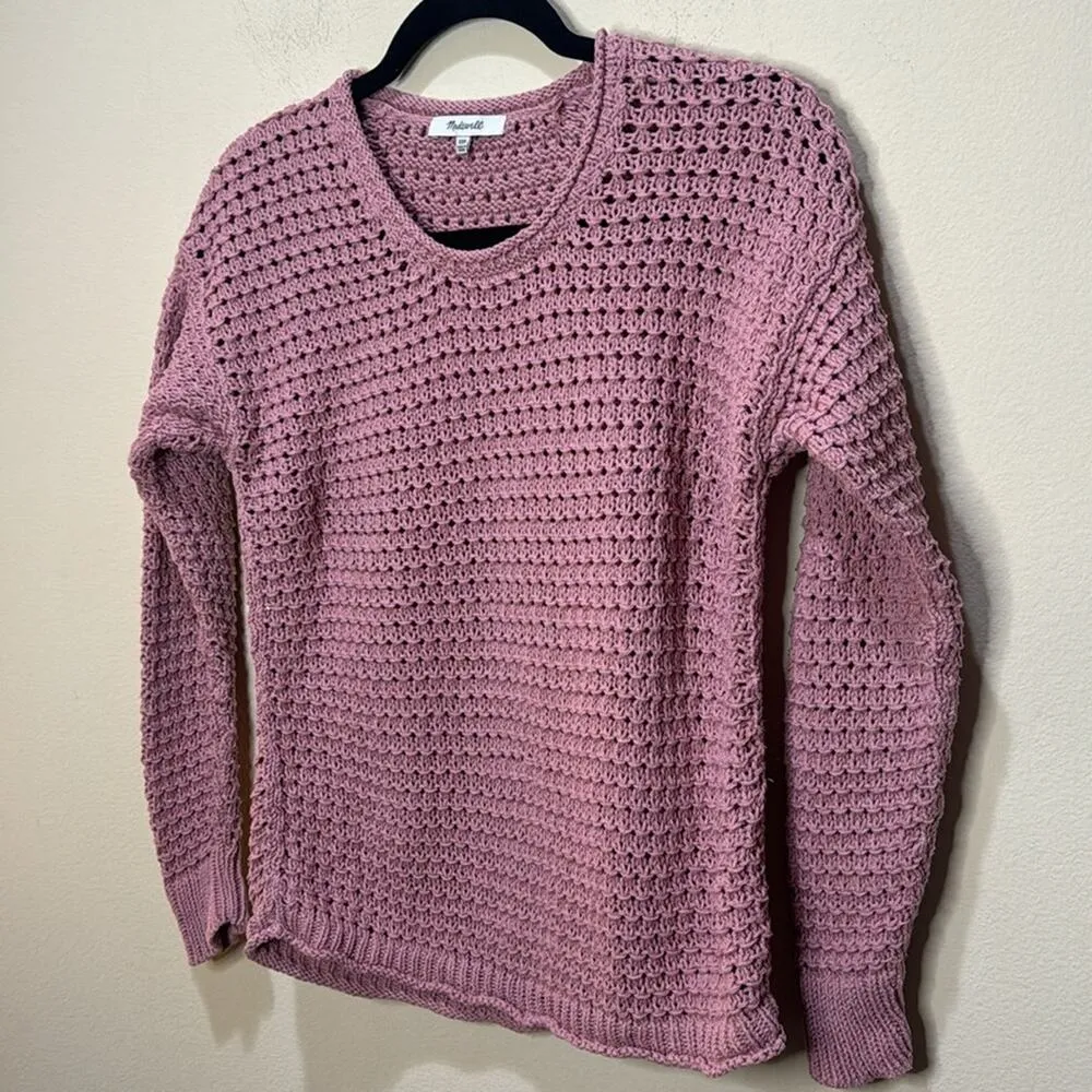 Madewell Open-Stitch Austen Pullover Sweater Size XXS - Image 4
