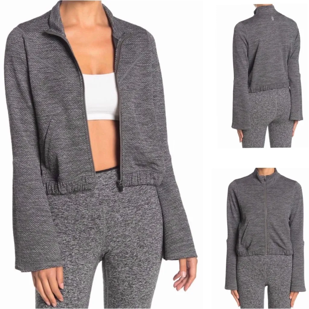 Free People Movement Off The Grid Jacket Gray S - Image 2