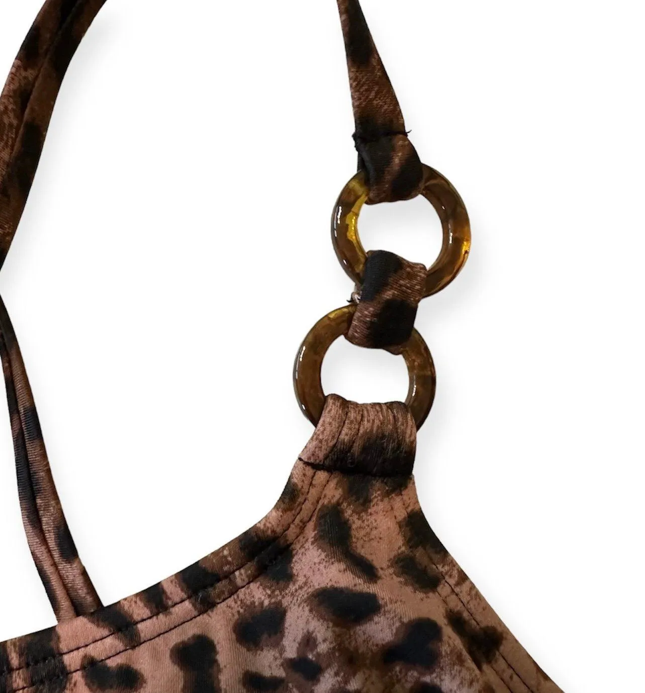 -Leopard Print Swimsuit-NWT-Sz Small (4-6) - Image 3