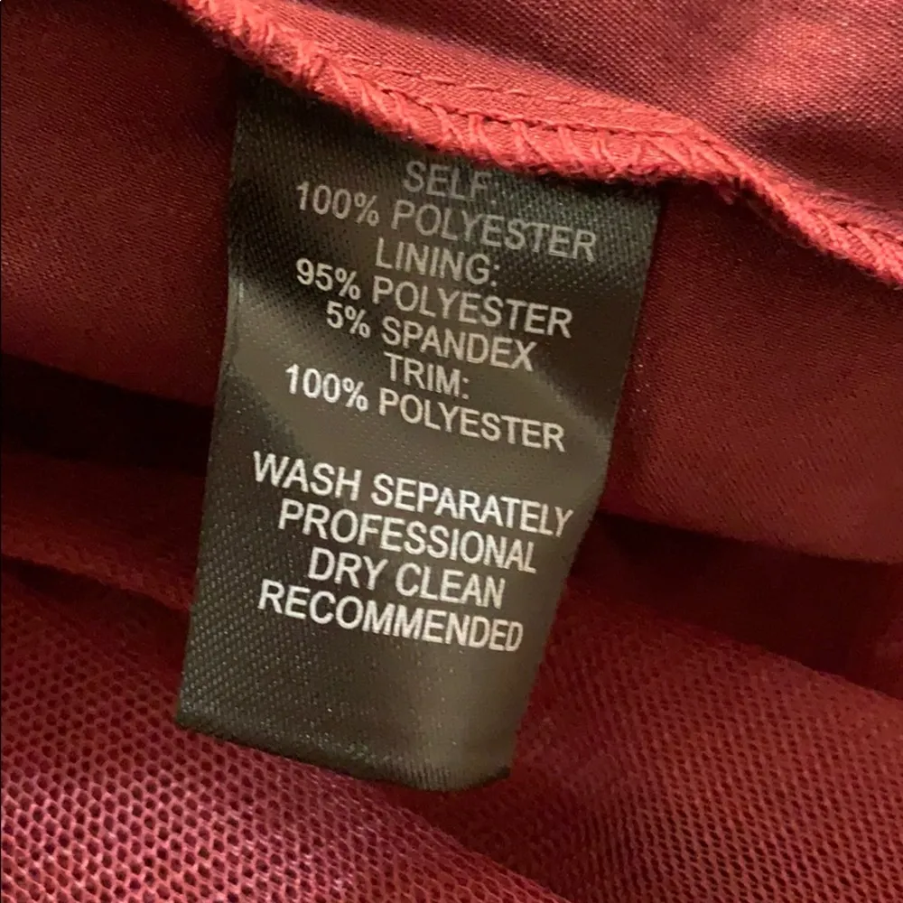 Lulus-Burgundy Tulle Strapless Skater Dress NWT - Image 7