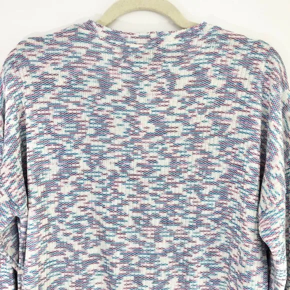 Code x Mode New Space Dye V-Neck Sweater Lightweight Knit Pullover - Image 11