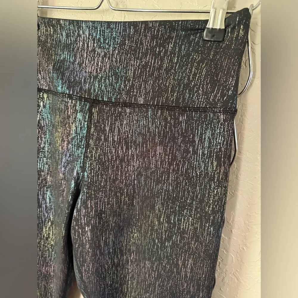 Zyia Black Vertical Mirage Light n Tight Hi-rise 7/8 24" Size 8-10 - Image 4