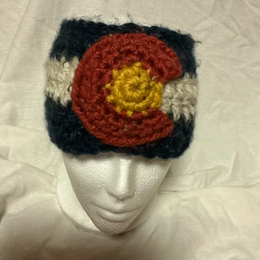 Colorado Hippie Chic Warm Ear Warmer Headband - Image 3