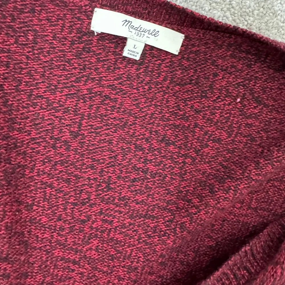 Madewell Landscape Cardigan Sweater Large - Image 5