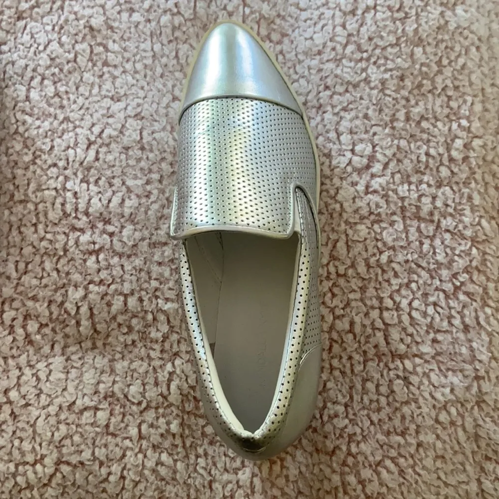 Kendelll kylie brand Wedge sneaker platform silver stylish 10 - Image 2