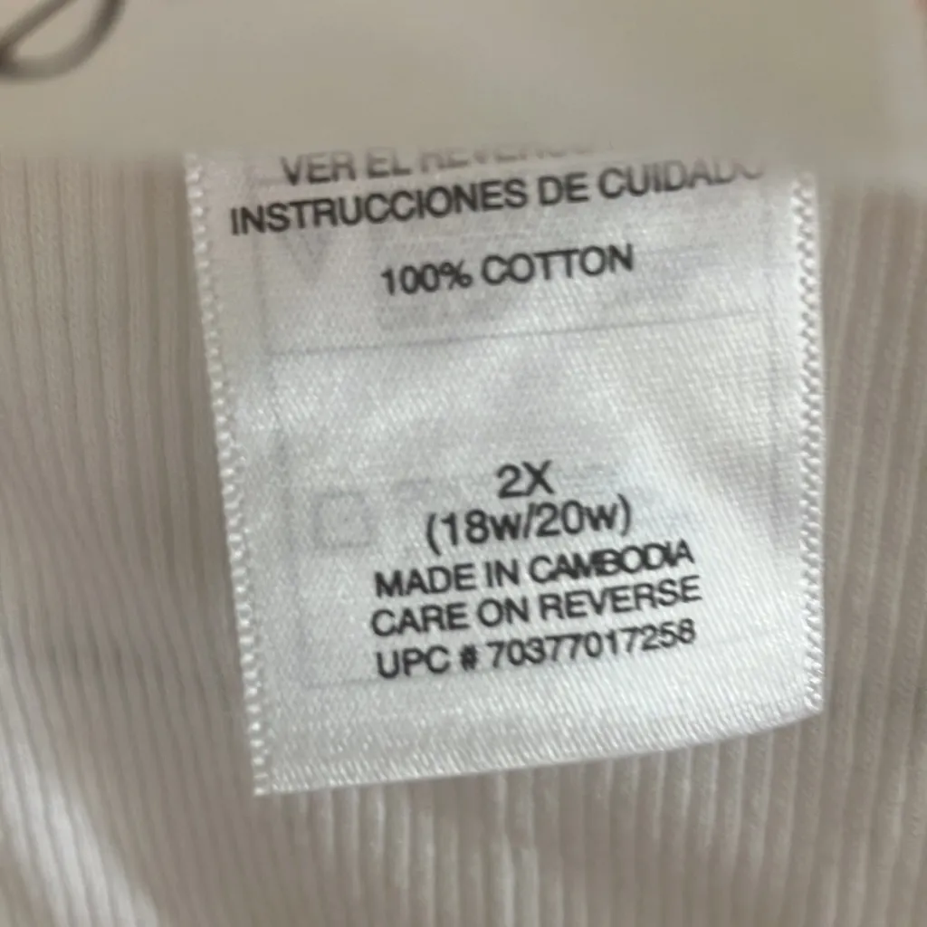 FINAL MARKDOWN Just my size tank top 2x nwt - Image 4