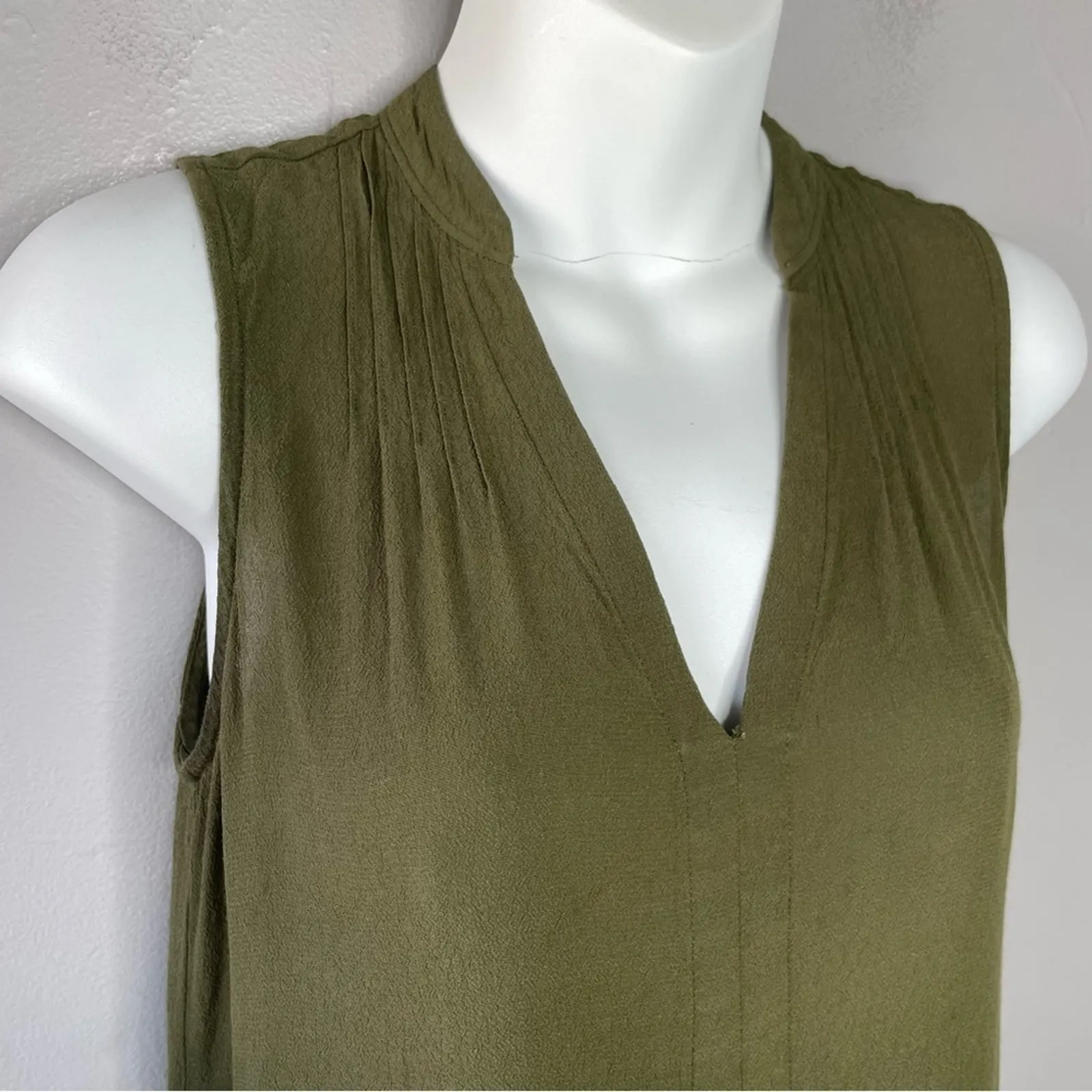 MADEWELL Mini Dress Womens Size XS Goblincore Brat Earth Boho Flowy Fairy Grunge - Image 3