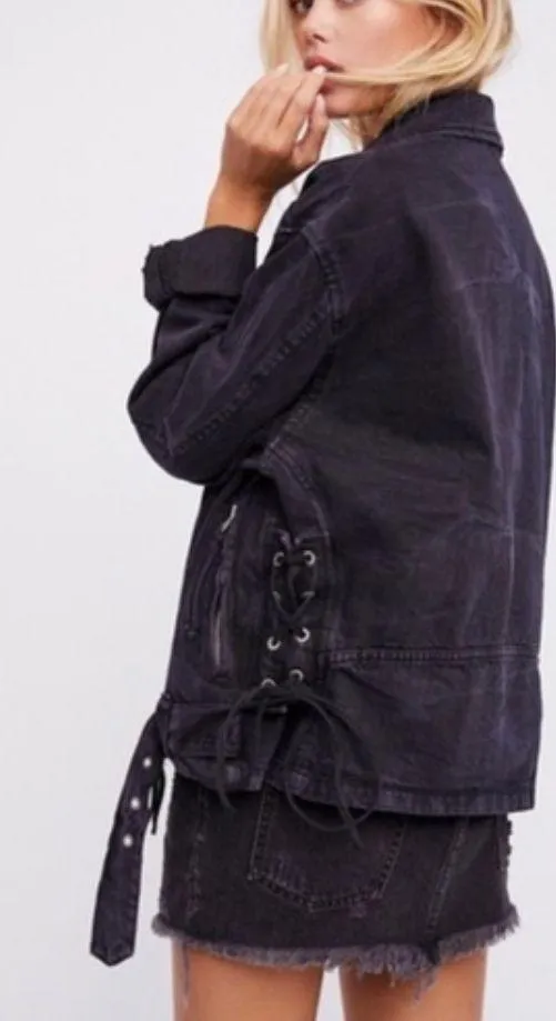 Free People Oversized Reno Moto Jacket - Image 2