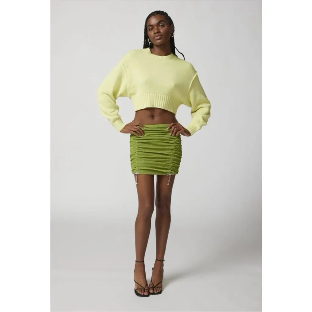 NWOT Urban Outfitters  Aiden Pullover Sweater Lime Green Oversized - Image 5