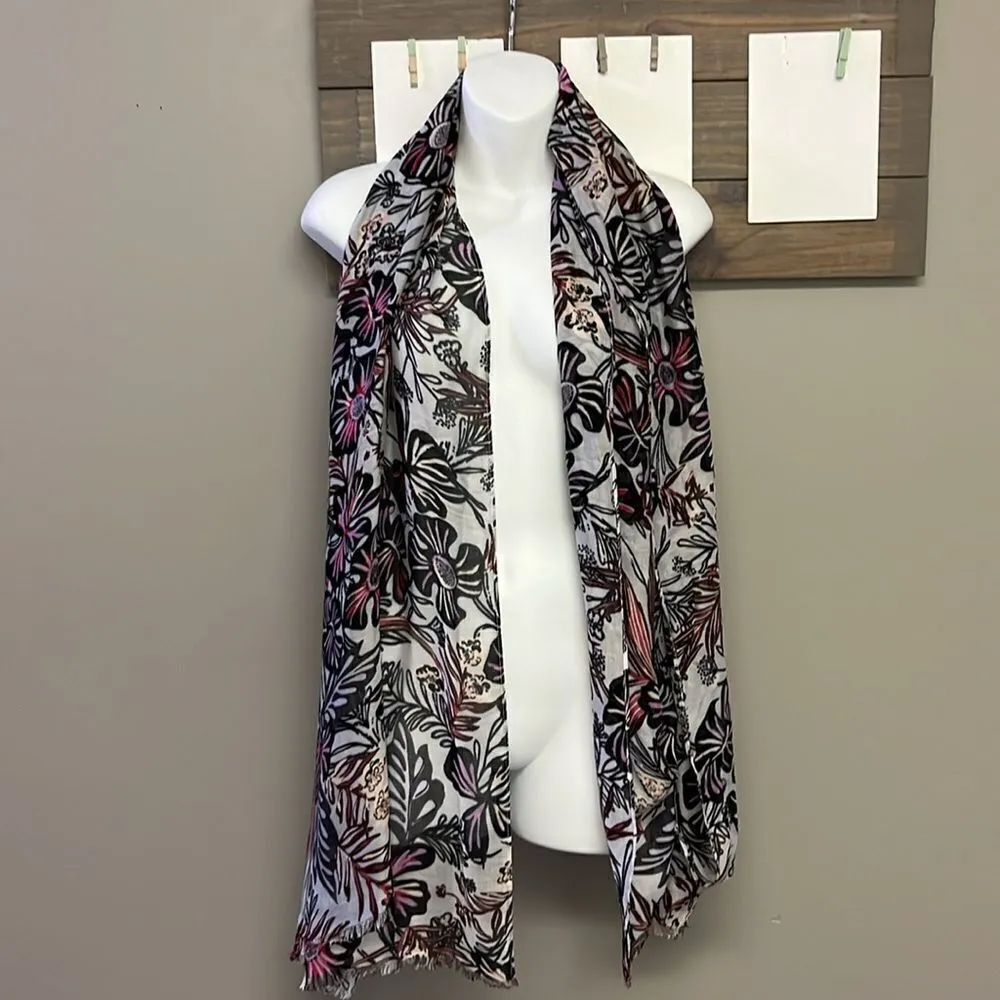 Vera Bradley Colorful Floral Rayon Soft Lightweight Scarf-Approx 72” by 26” NWT - Image 3