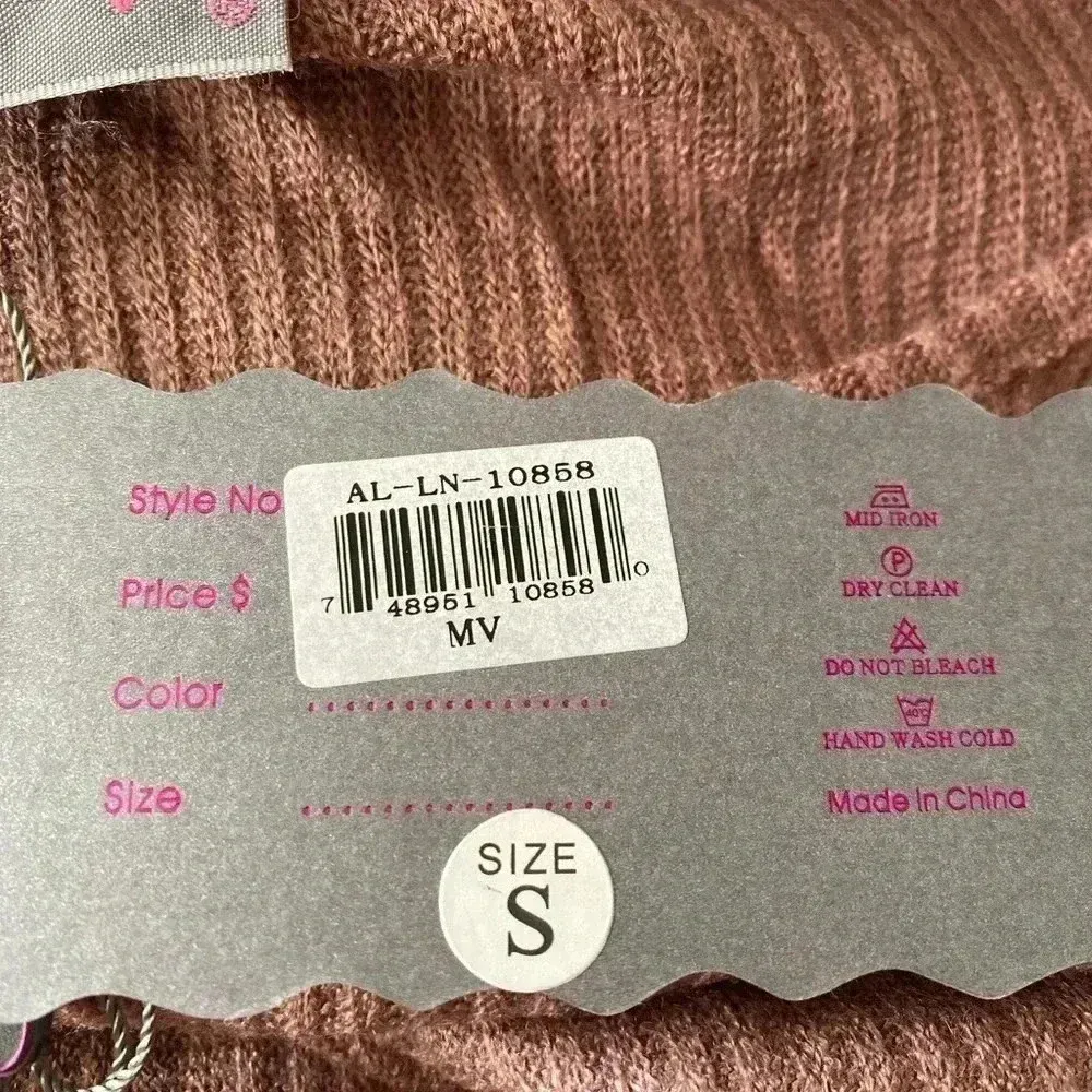 🆕Pretty Angel Mauve Lace Linen-Blend Empire-Waist
Dress S🆕 - Image 12