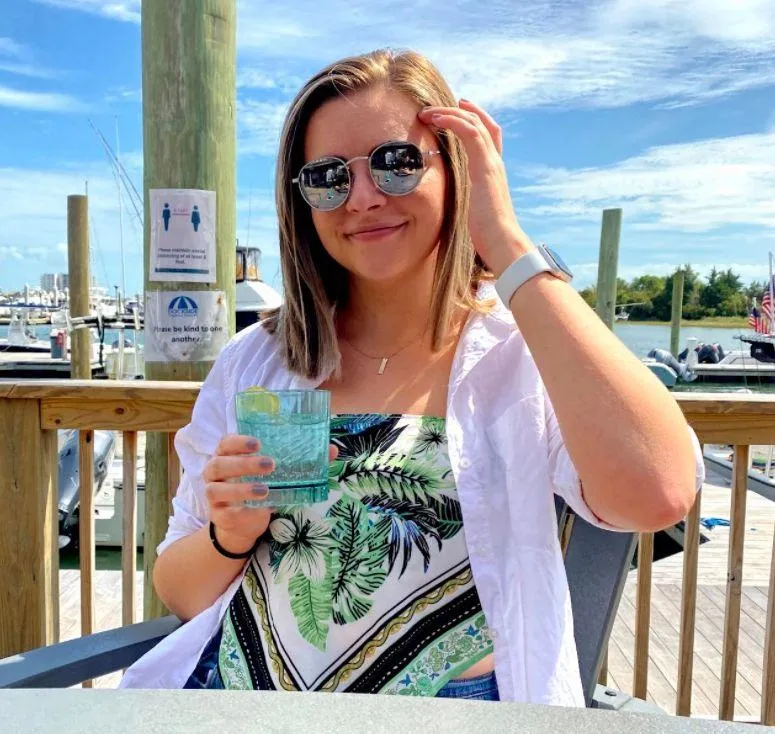 Bandana Bandeau Tube Top Tropical Greenery Floral - Image 4